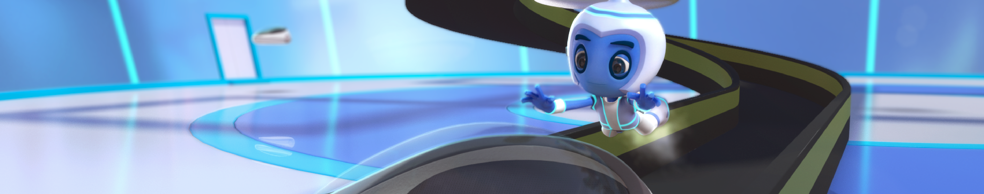 Mémo, le personnage 3D des cours MyClass